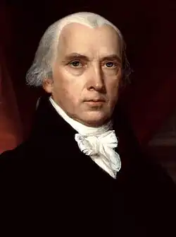 Painting of James Madison