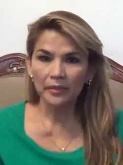 Jeanine Áñez(2019–2020) (1967-08-13) August 13, 1967 (age&nbsp;58)