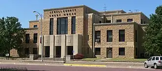 Jewell County courthouse in Mankato (2014)