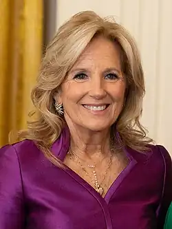 Jill Biden  2021–2025 – wife of Joe Biden