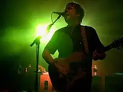 Jim Adkins of Jimmy Eat World performing at the 9:30 Club in Washington, D.C.