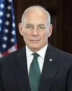 John F. Kelly(2017-2019)Born (1950-05-11)May 11, 1950(age 76 years, 49 days)