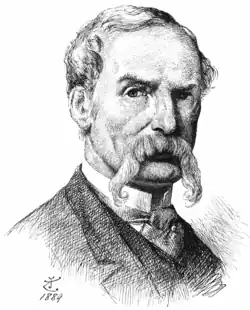 A picture John Tenniel drew of himself in 1889.