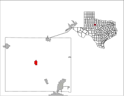 Location of Anson, Texas