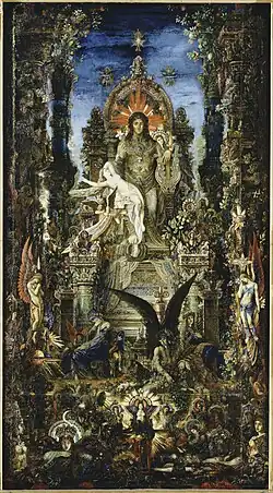 Jupiter and Semele (1894–1895), by Gustave Moreau, Musée Gustave Moreau, Paris