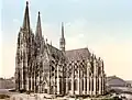 The cathedral, around 1900
