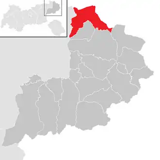 Location in the district