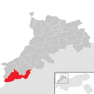 Location in the district