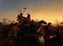 The Captive Charger by Charles Wimar, 1854