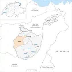 Location of Gonten District