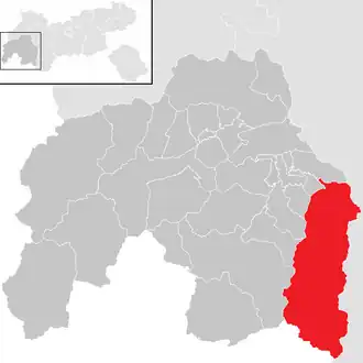 Location in the district