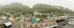 View of the Newtown area in Ketchikan