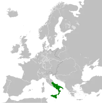 The Kingdom of the Two Sicilies in 1839