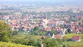 A general view of Kintzheim