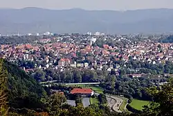 A view of Kirchentellinsfurt from Pfrondorf