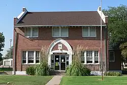 Kirwin's city hall is listed in the National Register of Historic Places (2014)