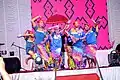 The Koli youngsters dancing on the occasion of 58th Maharashtra Christian Koli Samaj Adhiveshan function, 18 January 2020