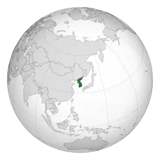 Territory of Joseon after Jurchen conquest of King Sejong