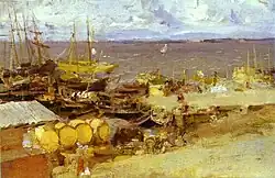 Port of Arkhangelsk on the Northern Dvina. 1894