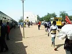 A train station in Koudougou