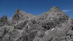 The Krottenspitze and the Öfnerspitze