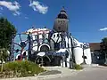 Hundertwasser liked his buildings to be whimsical, to bring a smile to the faces of passers-by.