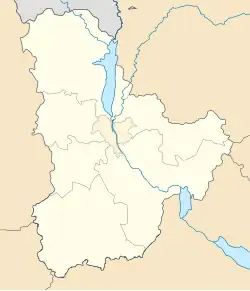 Location in Kyiv Oblast