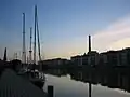 Western side of Aura River in central Turku.