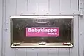 A baby hatch, in Lübeck, Germany