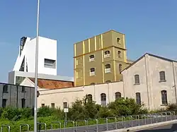 View of Scalo Romana area, including luxury fashion headquarters and creative spaces