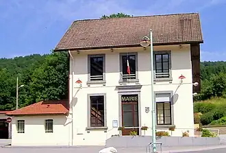 The town hall in La Forge