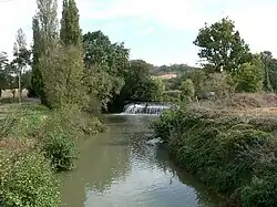 The Gers river in Ornézan