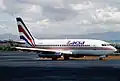 A LACSA Boeing 737-200 in 1993