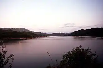 Lago del Salto from the dam.