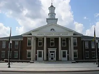 Laurel County courthouse in London