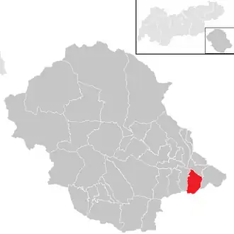 Location in the district