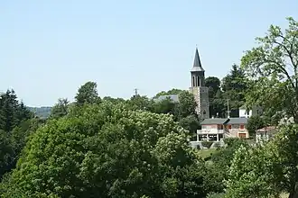 The church in Le Bez