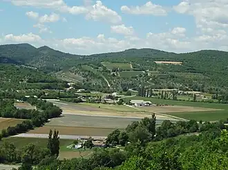 Aubenas-les-Alpes plain