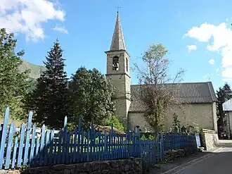 The church of Sainte-Marthe in Le Vernet