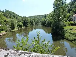 The Viaur in Pont de Cirou.