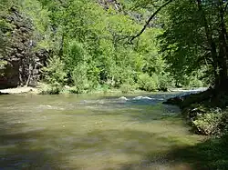 The Viaur in Roc del Gorp.