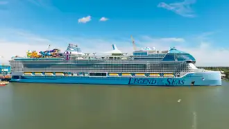 Legend of the Seas at Meyer shipyard in Turku, Finland on 17 June 2026