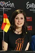Lena, winner of the 2010 contest for Germany.