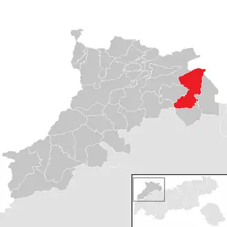 Location in the district
