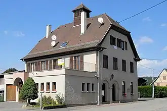 The town hall of Linsdorf