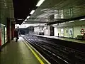 Circle, Hammersmith & City and Metropolitan line platforms looking anticlockwise