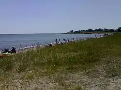 The beach at Ljugarn in July 2009