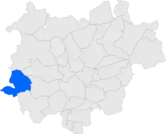 Location within Bages