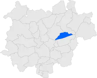 Location within Bages