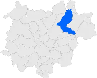 Location within Bages